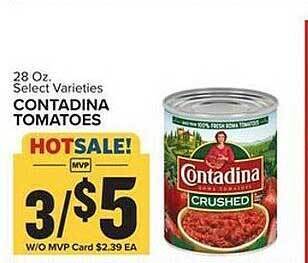 Food Lion Contadina tomatoes offer