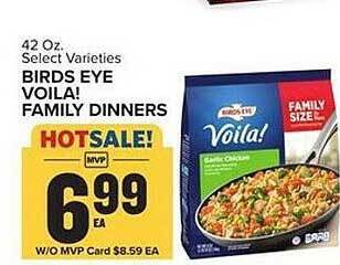 Food Lion Birds eye voila! family dinners offer