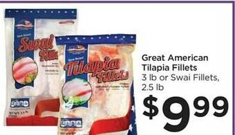 Foods Co Great american tilapia fillets offer