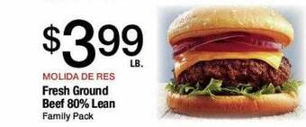 Jons International Fresh ground beef 80% lean offer