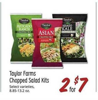 Sprouts Farmers Market Taylor farms chopped salad kits offer