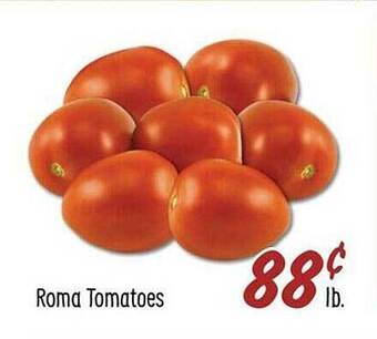 Sprouts Farmers Market Roma tomatoes offer