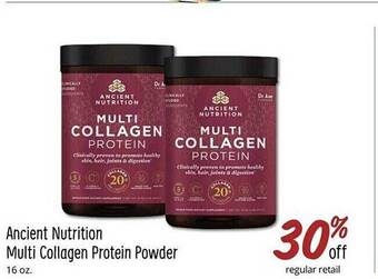 Sprouts Farmers Market Ancient nutrition multi collagen protein powder offer
