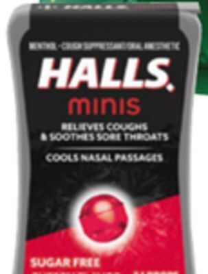 Ocean State Job Lot Halls cough drop minis offer