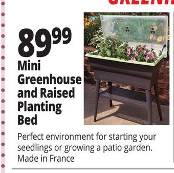 Ocean State Job Lot Mini greenhouse and raised planting bed offer