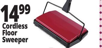 Ocean State Job Lot Cordless floor sweeper offer