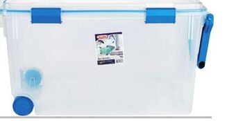 Ocean State Job Lot 120 quart wheeled gasket tote offer