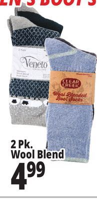 Ocean State Job Lot 2 pk. wool blend offer