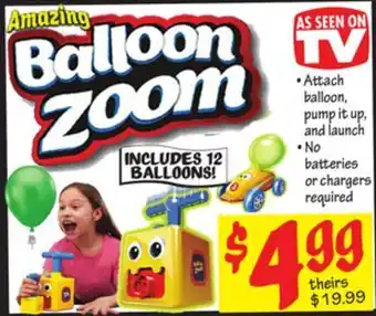 Ollie's Amazing balloon zoom offer