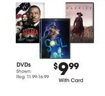 Dvds selma, soul or harriet
