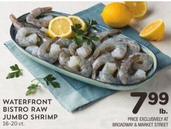 Albertsons Waterfront Bistro Raw Jumbo Shrimp offer