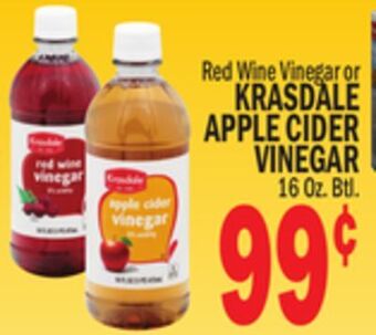 C Town Krasdale apple cider vinegar offer