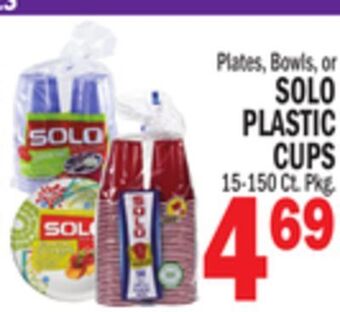 C Town Solo plastic cups offer