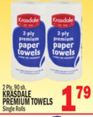 C Town Krasdale premium towels offer
