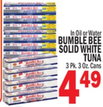 C Town Bumble bee solid white tuna offer