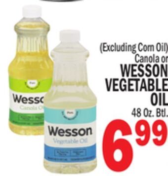 C Town Wesson vegetable oil offer