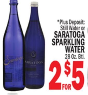C Town Saratoga sparkling water offer