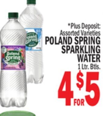 C Town Poland spring sparkling water offer