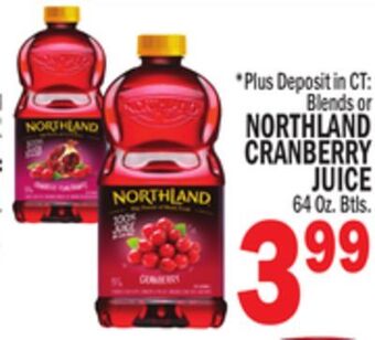 C Town Northland cranberry juice offer