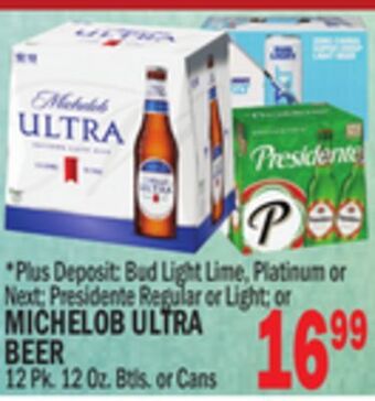 C Town Michelob ultra beer offer