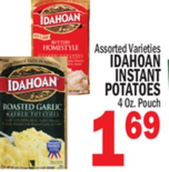 C Town Idahoan instant potatoes offer
