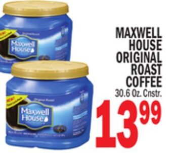 C Town Maxwell house original roast coffee offer