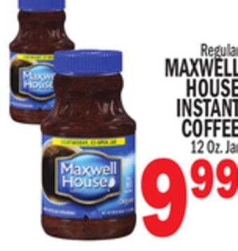 C Town Maxwell house instant coffee offer