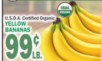 C Town Yellow bananas offer