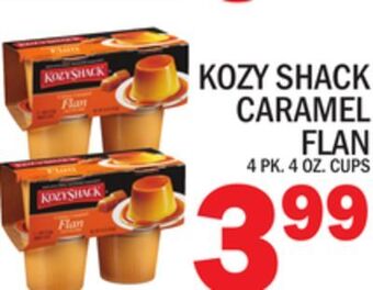 C Town Kozy shack caramel flan offer