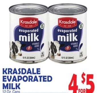 Bravo Supermarkets Krasdale evaporated milk offer
