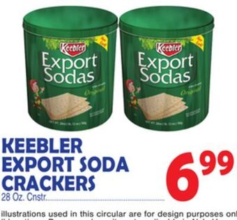Bravo Supermarkets Keebler export soda crackers offer