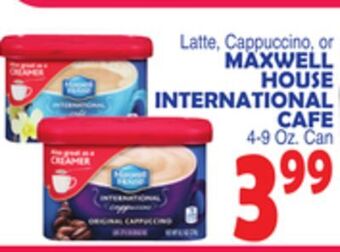 Bravo Supermarkets Maxwell house international cafe offer