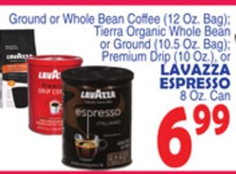 Bravo Supermarkets Lavazza espresso 8 oz. can offer