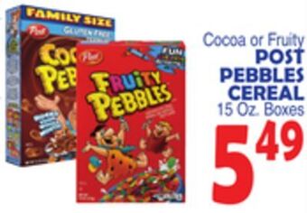 Bravo Supermarkets Post pebbles cereal offer