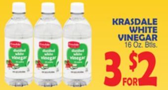 Bravo Supermarkets Krasdale white vinegar offer