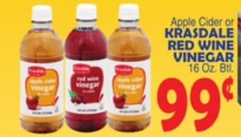 Bravo Supermarkets Krasdale red wine vinegar offer