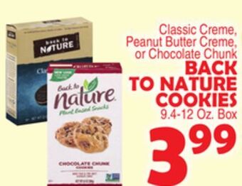 Bravo Supermarkets Back to nature cookies offer