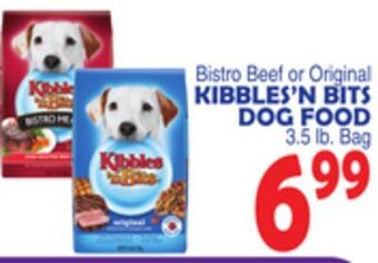 Bravo Supermarkets Kibbles'n bits dog food offer
