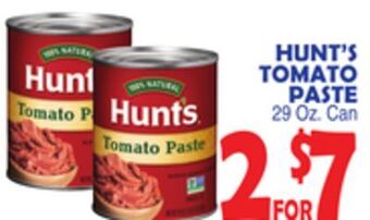 Bravo Supermarkets Hunt's tomato paste offer