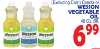 Bravo Supermarkets Wesson vegetable oil offer