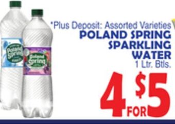 Bravo Supermarkets Poland spring sparkling water offer