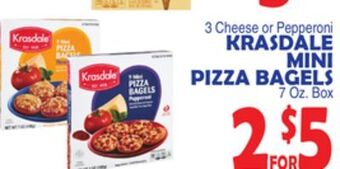 Bravo Supermarkets Krasdale mini pizza bagels offer