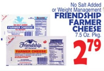 Bravo Supermarkets Friendship farmer cheese offer