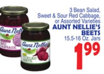 Bravo Supermarkets Aunt nellie's beets offer