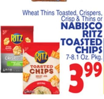 Bravo Supermarkets Nabisco ritz toasted chips offer