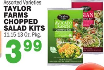 Bravo Supermarkets Taylor farms chopped salad kits offer