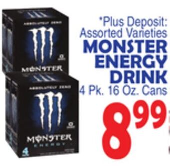 Bravo Supermarkets Monster energy drink offer
