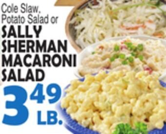 Bravo Supermarkets Sally sherman macaroni salad offer