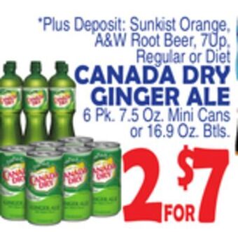 Bravo Supermarkets Canada dry ginger ale offer