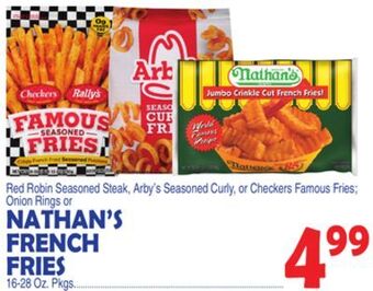 Bravo Supermarkets Nathan's french fries offer